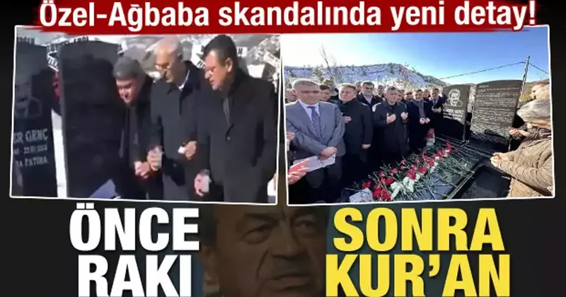 Özel Ağbaba skandalında yeni detay! Önce rakı sonra Kur an ı Kerim