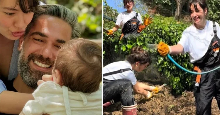 Kendi yiyeceğini kendi üretiyor: Aziz e her şeyin organiğini yediriyorum