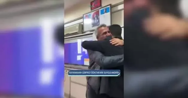 Kaymakam adayından öğretmenine vefa ziyareti: Gurur dolu anlar yaşandı