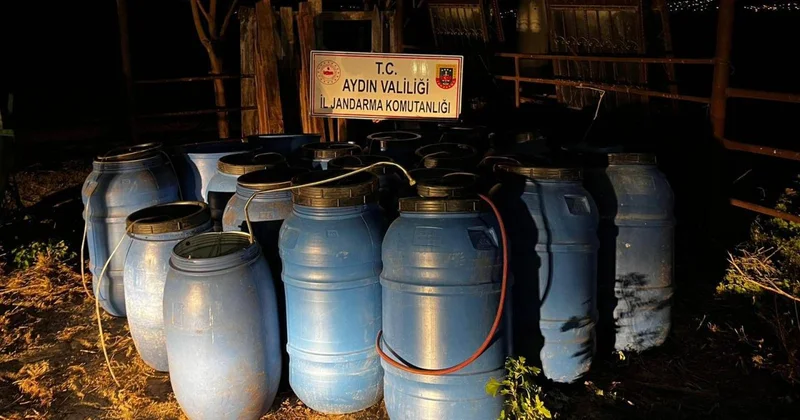 Aydın da 6 ton sahte içki ele geçirildi