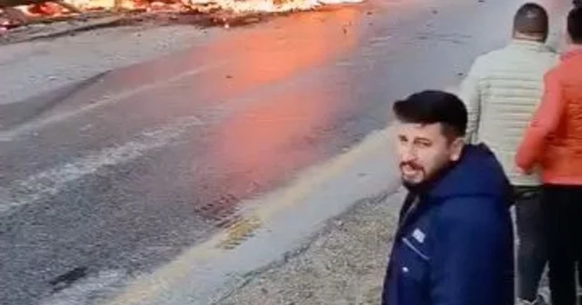 Aydın da kaza sonrası iki araç da alev aldı: 2 yaralı Aydın Haberleri