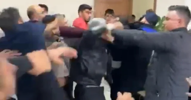 Ceylanpınar Belediyesi koruma memurlarından kadrolu mühendise darp iddiası Darp anları kamerada Şanlıurfa Haberleri