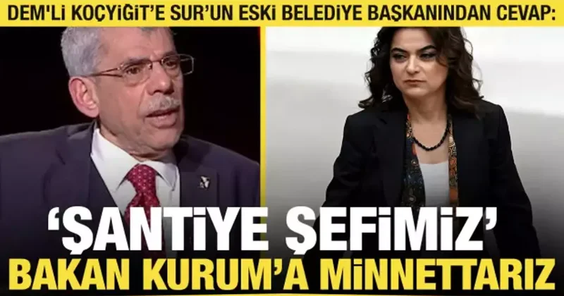 Sur un eski Belediye Başkanı Toptancı dan DEM li Koçyiğit e: Bakan Kurum a minnettarız