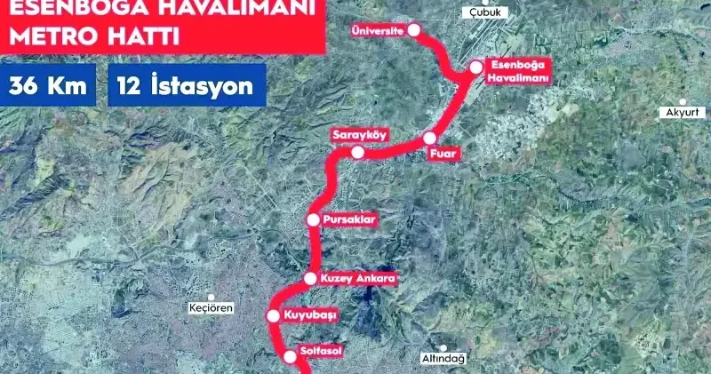 Ankara ya hızlı metro konsepti Ekonomi Haberleri