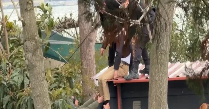 Silahla başından vurulup öldürülen maktulün yakınları çatıda sinir krizi geçirdi