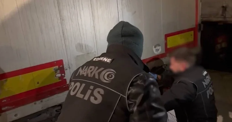 Son dakika Edirne de 220 kg kokain yakalandı