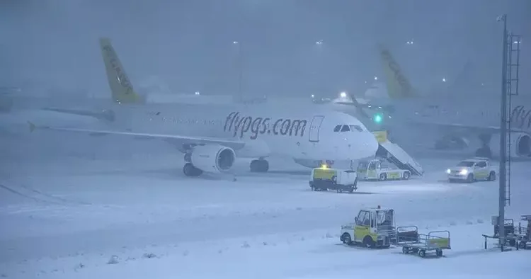 İstanbul’da kar alarmı! Sabiha Gökçen de sefer sayısı azaltılıyor