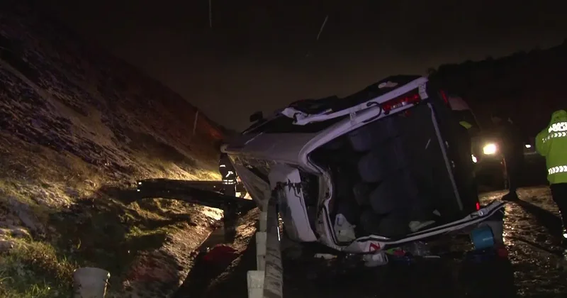 Kuzey Marmara Otoyolu nda can pazarı! Çok sayıda ekip sevk edildi