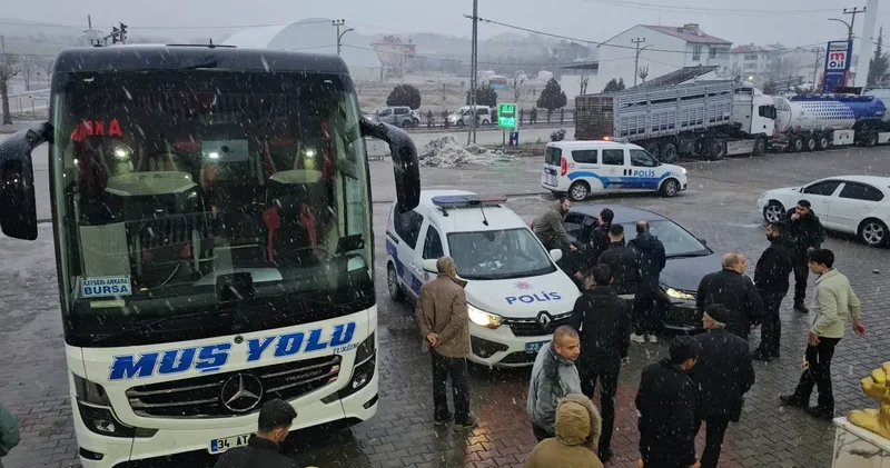 Muş tan Bursa ya Giden Otobüs Elazığ da Saldırıya Uğradı