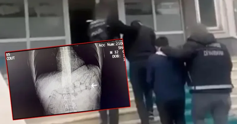 İranlı uyuşturucu tacirleri Diyarbakır da yakalandı: Karnından 1 kiloya yakın metamfetamin çıktı