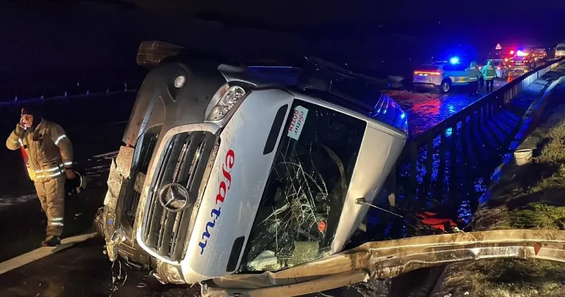 Kuzey Marmara Otoyolu’nda feci kaza! 11 yaralı var