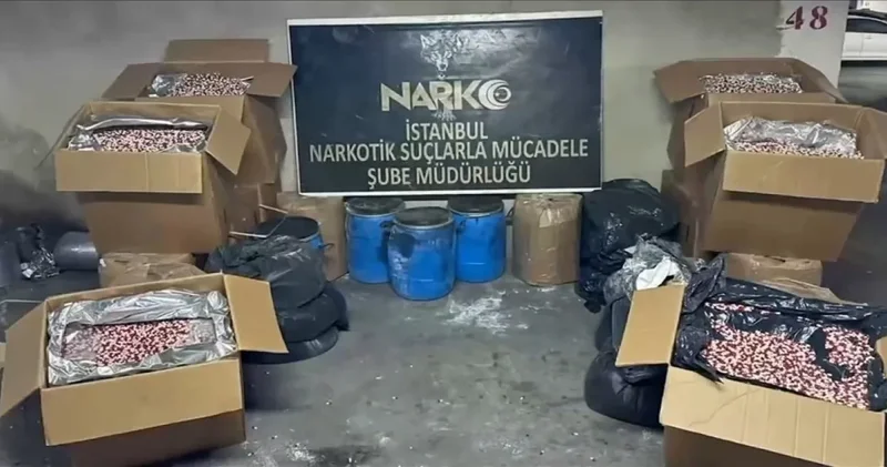 İstanbul da 2.7 milyon uyuşturucu hap yakalandı