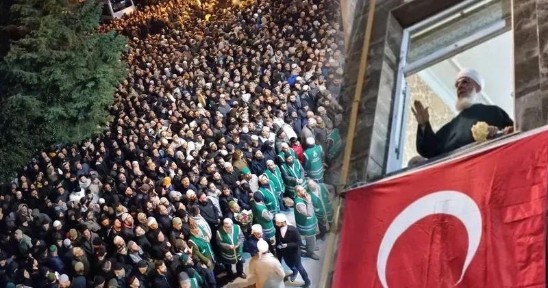 Menzil den İzmir de tövbe mitingi! Binlerce kişiyi topladılar