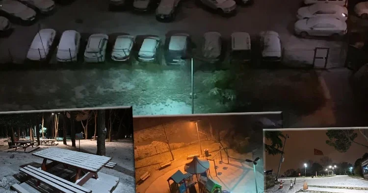 Kar başladı, İstanbul beyaza büründü