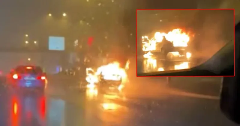 İstanbul da LPG li araç patladı