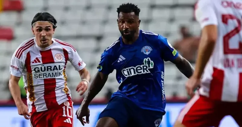 Kasımpaşa Antalyaspor Mücadelede ilk yarı