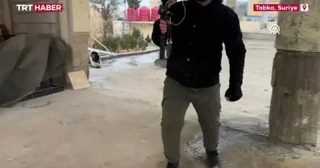 Suriye de terör örgütü YPG nin dron atölyesine çevirdiği kilise görüntülendi