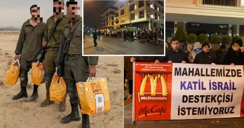 Üsküdar’da McDonald’s protestosu: 103 gündür geçit vermiyorlar Politika Haberleri