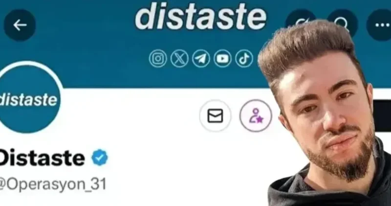 Distaste isimli sosyal medya hesabının yöneticisi gözaltında
