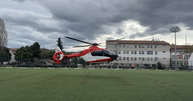 Alaçam da kalp krizi geçiren hasta, ambulans helikopterle il merkezine gönderildi Samsun Haberleri