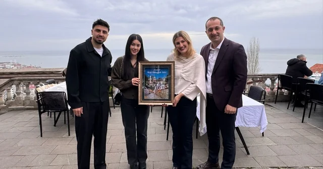 Ozan Tufan ve eşi Başkan Ekim in konuğu oldu Trabzon Haberleri
