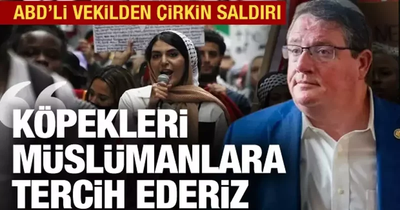 ABD li vekilden islamofobik paylaşım: Köpekleri Müslümanlara tercih ederiz!