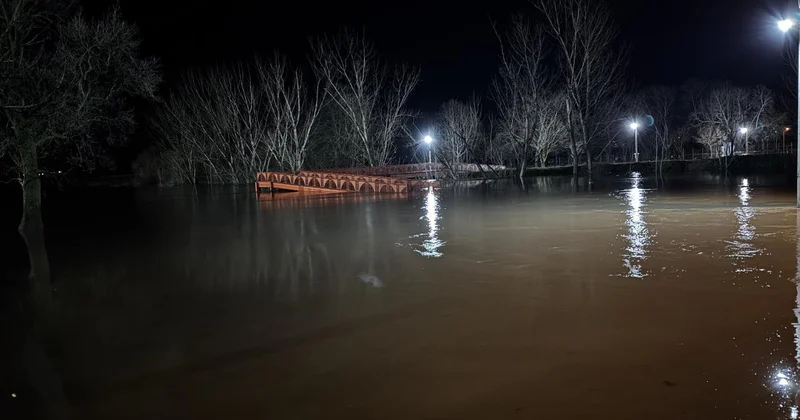Debisi yükselen Tunca Nehri için kırmızı alarm