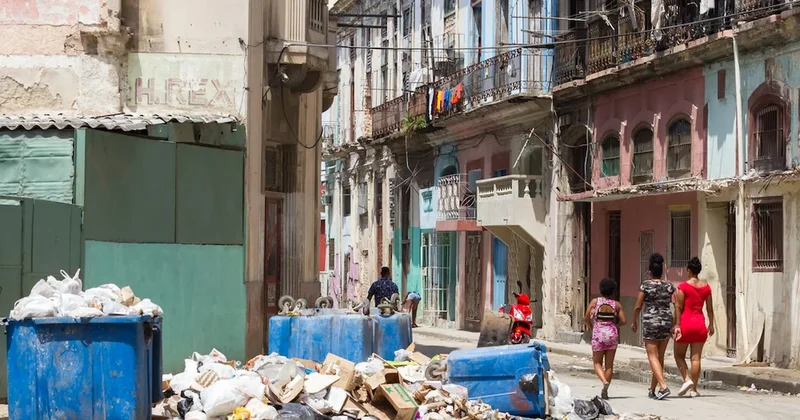 Küba da yakıt kalmayınca, Havana çöplüğe dönüştü Sözcü Gazetesi