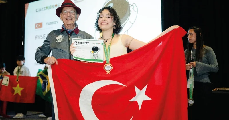 Bilim Olimpiyatları’nda Şampiyon Ayşe Naz