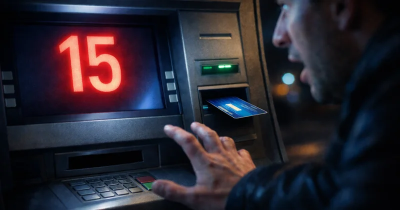 ATM ler meğer bu yüzden kartı yutuyormuş: İşte herkesin bilmediği kritik 15 saniye kuralı Sözcü Gazetesi