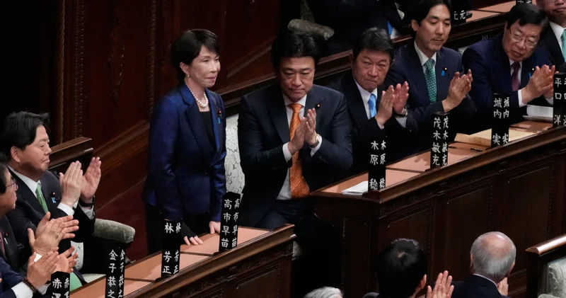 Japonya da iktidar partisi lideri Takaiçi Sanae, ülkenin 105. başbakanı seçildi Dış Haberler