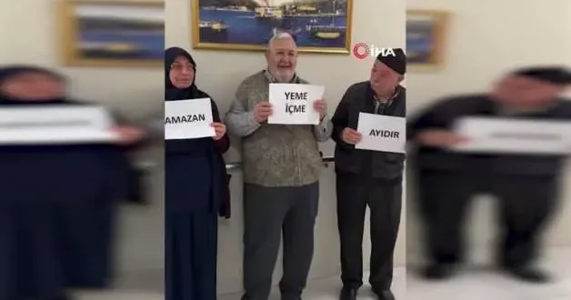Gaziantep te Alzheimer Merkezi nde gülümseten Ramazan görüntüleri