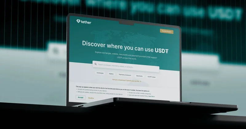 Tether USDT Ekosisteminin Küresel Haritasını Erişime Açtı