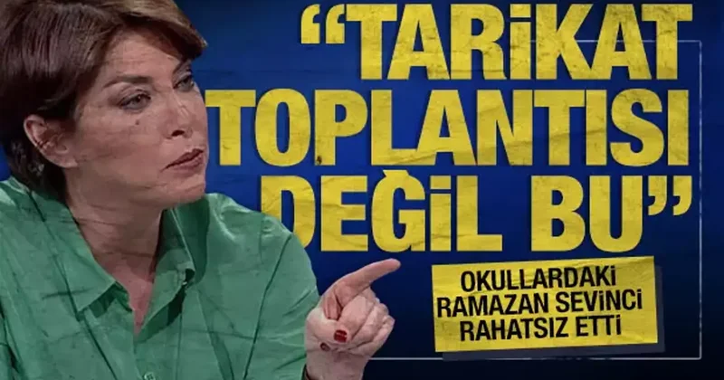 Okullardaki Ramazan sevinci Payzın’ı rahatsız etti: ‘Tarikat toplantısı değil bu’