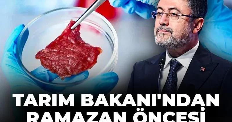 Tarım Bakanı ndan ramazan öncesi yapay et açıklaması