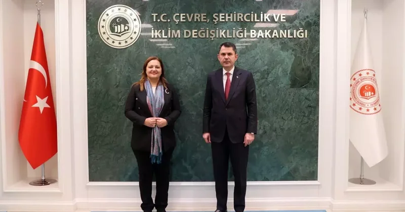 CHP li Burcu Köksal dan Bakan Kurum a ziyaret