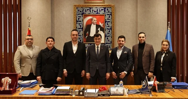 Kütahya Belediye Başkanı Eyüp Kahveci, Kütahya Galatasaraylılar Derneği yönetimini ağırladı Kütahya Haberleri