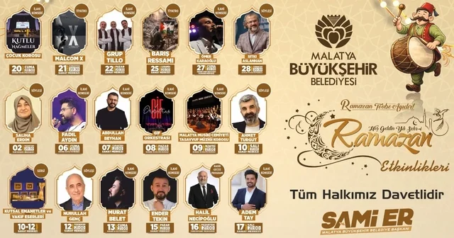 Malatya Büyükşehir Belediyesi Ramazan maneviyatını şehre taşıyor Malatya Haberleri