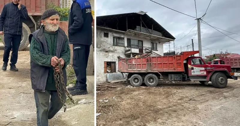 25 yıl boyunca evinde biriktirdiği çöpü 20 kamyon 2 günde ancak çıkardı