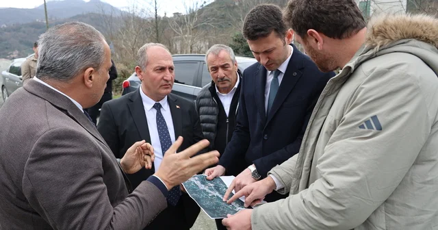 Arhavi OSB de sondaj çalışması başladı Artvin Haberleri