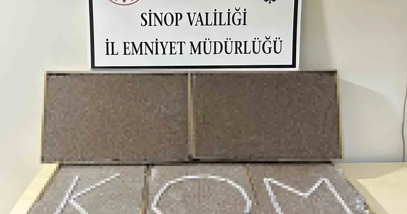 Sinop’ta 27 bin dal dolu makaron ele geçirildi