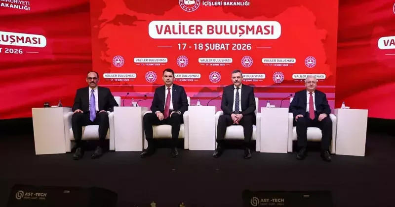 Bakanlar ve MİT Başkanı Kalın, Valiler Buluşması na katıldı