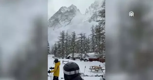İtalya Alp lerinde korku dolu anlar: Kayak merkezindeki çığ felaketinde en az 3 kişi hayatını kaybetti