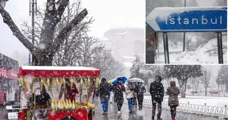 Beklenen kar yağışı başladı: AKOM dan uyarı Gündem Haberleri