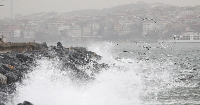 Meteoroloji den denizler için fırtına uyarısı