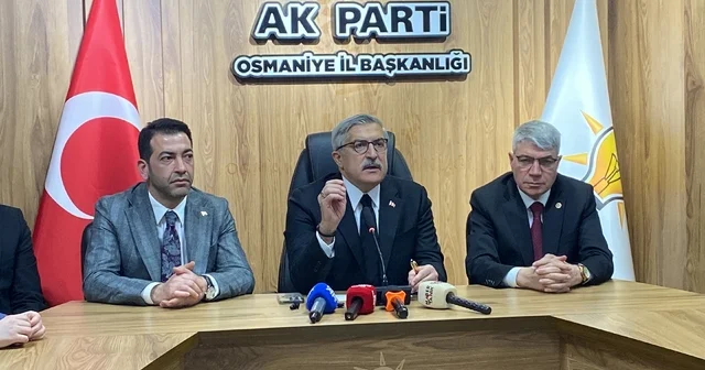 AK Parti li Yayman: Diplomasi masası kurulmalı, barışa fırsat tanınmalıdır Osmaniye Haberleri