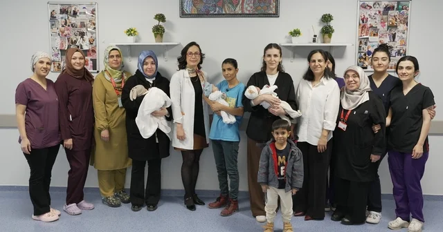 MEAH ta 750 gram altı 3 prematüre bebek taburcu edildi Malatya Haberleri
