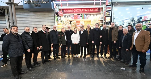 BTSO Başkanı Burkay, tarihi çarşıda esnafla buluştu Bursa Haberleri