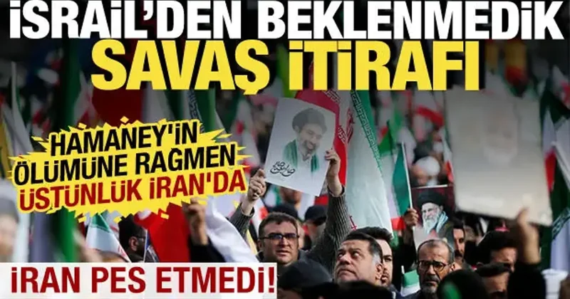 İsrail den beklenmedik savaş itirafı! Sonuna kadar savaşacaklar...