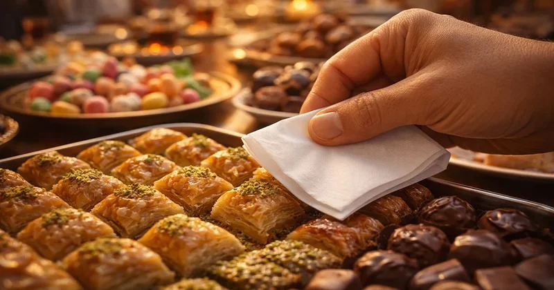 Bayramda tatlı yemeden önce peçeteyle kontrol edin: Her şeyi açığa çıkarıyor Sözcü Gazetesi